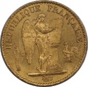 Francja 20 Franków, Anioł