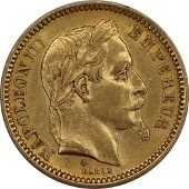 Francja 20 Franków Napoleon z wieńcem
