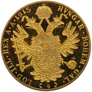  4 Dukaty 1915r. Austria
